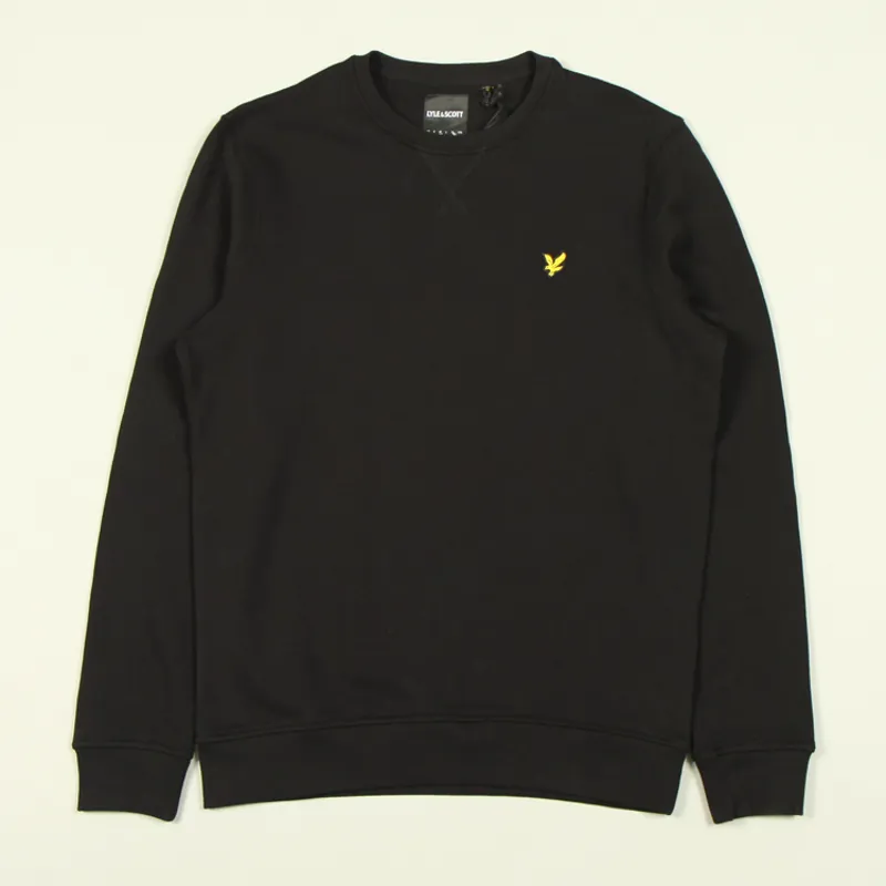 Lyle and Scott Crew Neck Sweatshirt - Jet Black